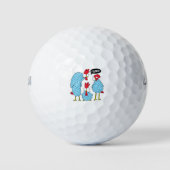 Crazy Chickens Golfballen (Voorkant)