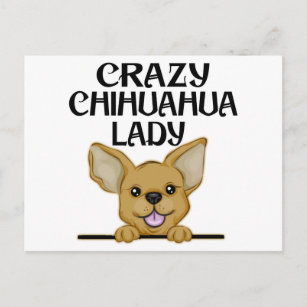 Crazy Chihuahua Lady Briefkaart