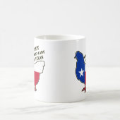 Crazy chiken dame uit Texas Koffiemok (Center)