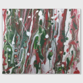 Crazy Christmas Abstract inpakpapier (Vlak)