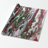 Crazy Christmas Abstract inpakpapier (Uitgerold)