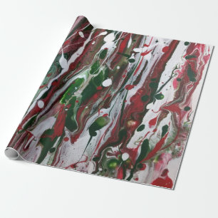 Crazy Christmas Abstract inpakpapier