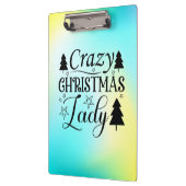 Crazy Christmas Lady-45322 Klembord (Links)