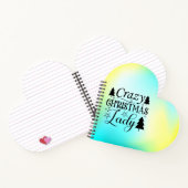 Crazy Christmas Lady-45322 Notitieboek (Binnen)