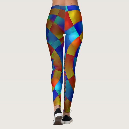 Crazy Circus Swirl Leggings (Achterkant)