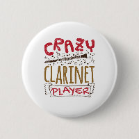 Crazy Clarinet Player Clarinetist