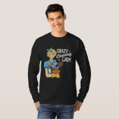 Crazy Cleaning Lady Housekeeper Maid Service House T-shirt (Voorkant volledig)