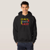 Crazy Cleaning Lady Housekeepers Reinigende dames Hoodie (Voorkant volledig)