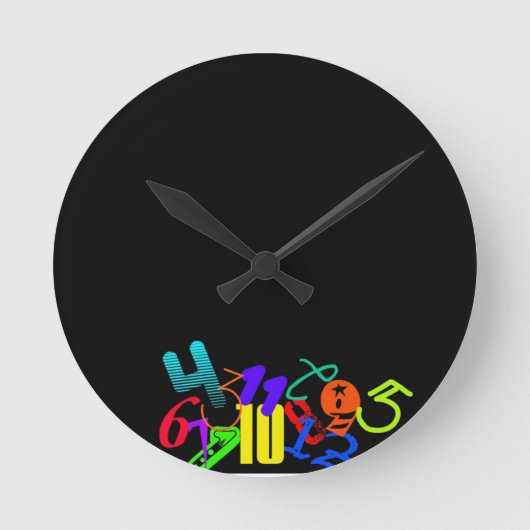 Crazy Clock Ronde Klok (Voorkant)