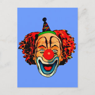Crazy Clown Briefkaart
