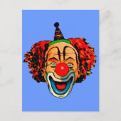 Crazy Clown Briefkaart (Voorkant)