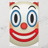 Crazy Clown Emoji Briefpapier (Voorkant)