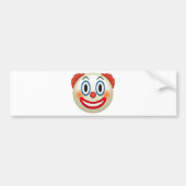 Crazy Clown Emoji Bumpersticker (Voorkant)