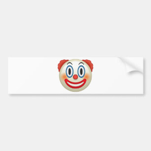 Crazy Clown Emoji Bumpersticker