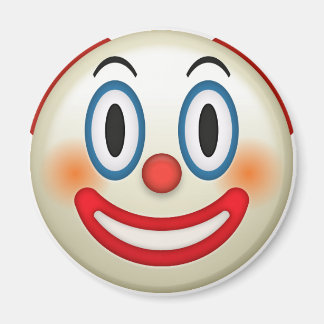Crazy Clown Emoji Magneet