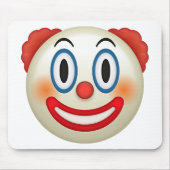 Crazy Clown Emoji Muismat (Voorkant)