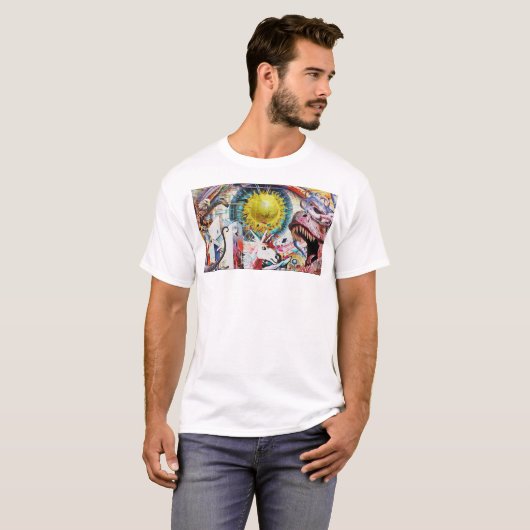 "Crazy Collage" T-shirt (Voorkant volledig)