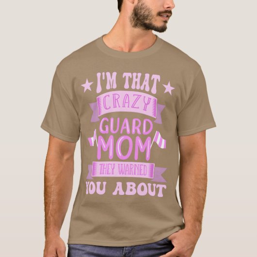 Crazy Color Guard Moeder retro T-shirt (Voorkant)