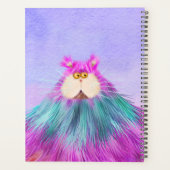 Crazy Colorful Cat Planner (Achterkant)