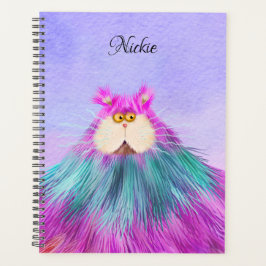 Crazy Colorful Cat Planner