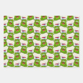 Crazy Colorful Monster-kerstpatroon Inpakpapier Vel (Voorkant 3)