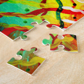 Crazy Colorful Monster Smile Legpuzzel (Zijkant)