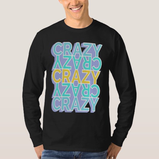Crazy Colorful Words T-shirt (Voorkant)
