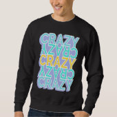 Crazy Colorful Words Trui (Voorkant)