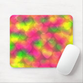 Crazy Colors Heart Bokeh-Computer Mousepad Muismat (Met muis)