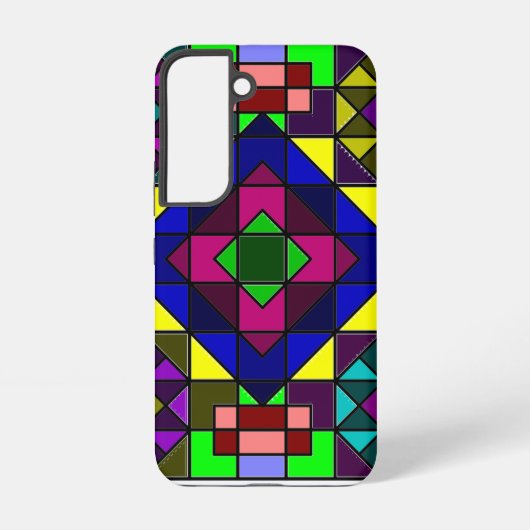 Crazy Colors Samsung Galaxy Hoesje (Achterkant)