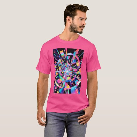 Crazy Colour Mix Art Tshirt For Tshirt For Men  (Voorkant volledig)