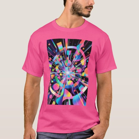 Crazy Colour Mix Art Tshirt For Tshirt For Men  (Voorkant)