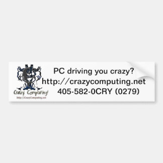 Crazy Computing Crazy? Bumpersticker