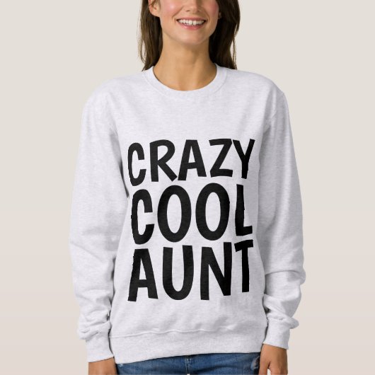 CRAZY COOL AUNT T-shirts (Voorkant)