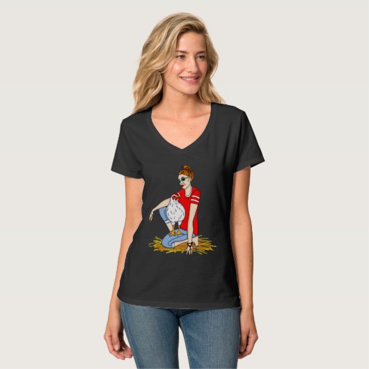 Crazy Cool Chicken T-shirt (Voorkant volledig)