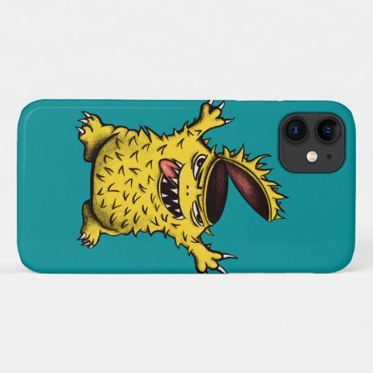 Crazy Cool Evil Character Case-Mate iPhone Case (Achterkant (horizontaal))