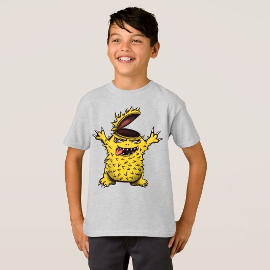 Crazy Cool Evil Character T-shirt (Voorkant volledig)