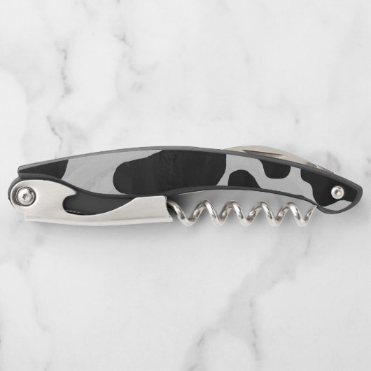 Crazy Corkschroef Koe Spots Kurkentrekker (Voorkant)