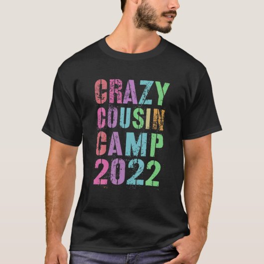  CRAZY COUSIN CAMP 2022 Funny Grandma Grand T-shirt (Voorkant)