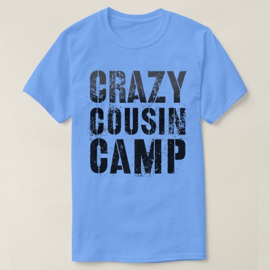 CRAZY COUSIN CAMP Funny Grandma Grandpa Re T-shirt (Design voorkant)