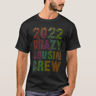 CRAZY COUSIN CREW 2022 Leopard Print Funny Mawmaw  T-shirt
