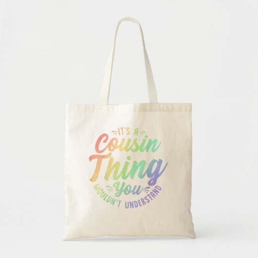 Crazy Cousin Thing Matching Group Family Crew Reun Tote Bag (Voorkant)
