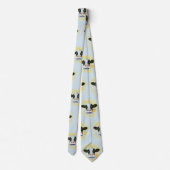 Crazy Cow Face Stropdas (Achterkant)