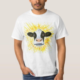 Crazy Cow Face T-shirt