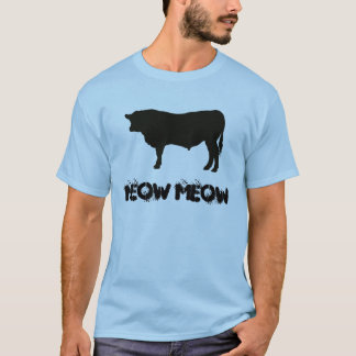 Crazy Cow Mannen blauw t-shirt