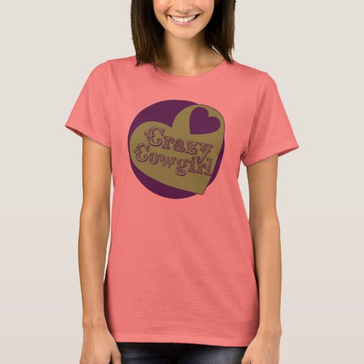 Crazy Cowgirl T-shirt (Voorkant)