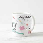 Crazy Craft Lady Gift Mok (Voorkant rechts)