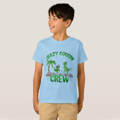 Crazy Crew Dino Cousins T-shirt (Voorkant volledig)