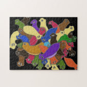 Crazy Cross eyed Planairs Legpuzzel (Horizontaal)