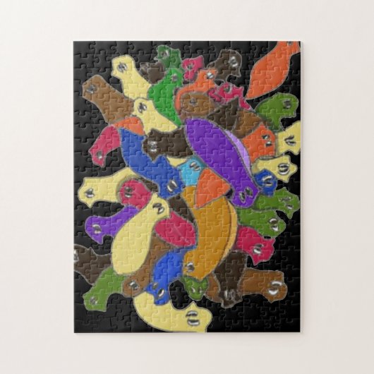 Crazy Cross eyed Planairs Legpuzzel (Verticaal)